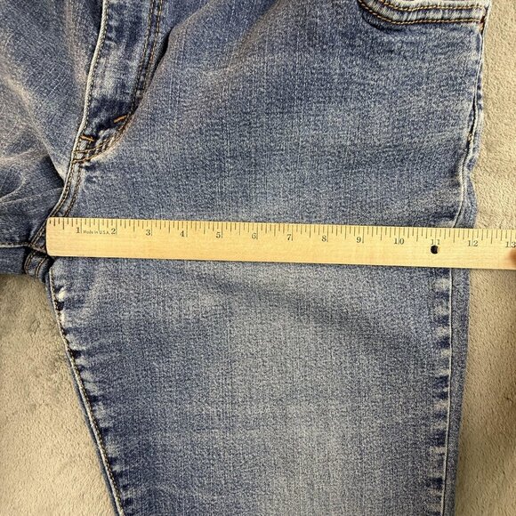 Vintage Levis 550 Jeans Womens 14M Blue Relaxed Boot Cut Stretch Denim 36X33 Y2K - Picture 11 of 16